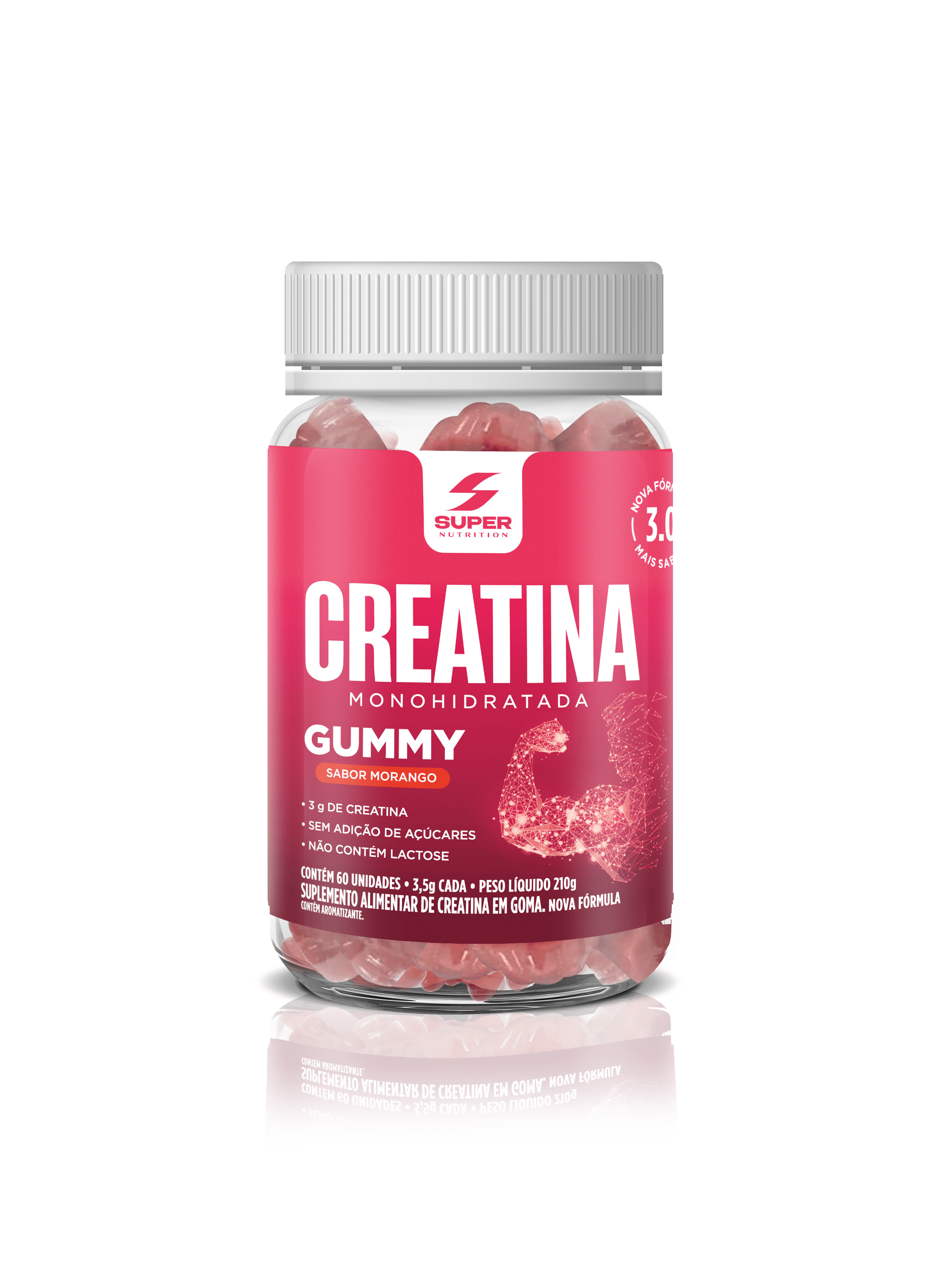 SUPERGUMMY | 60 Gummies | Creatina - Morango