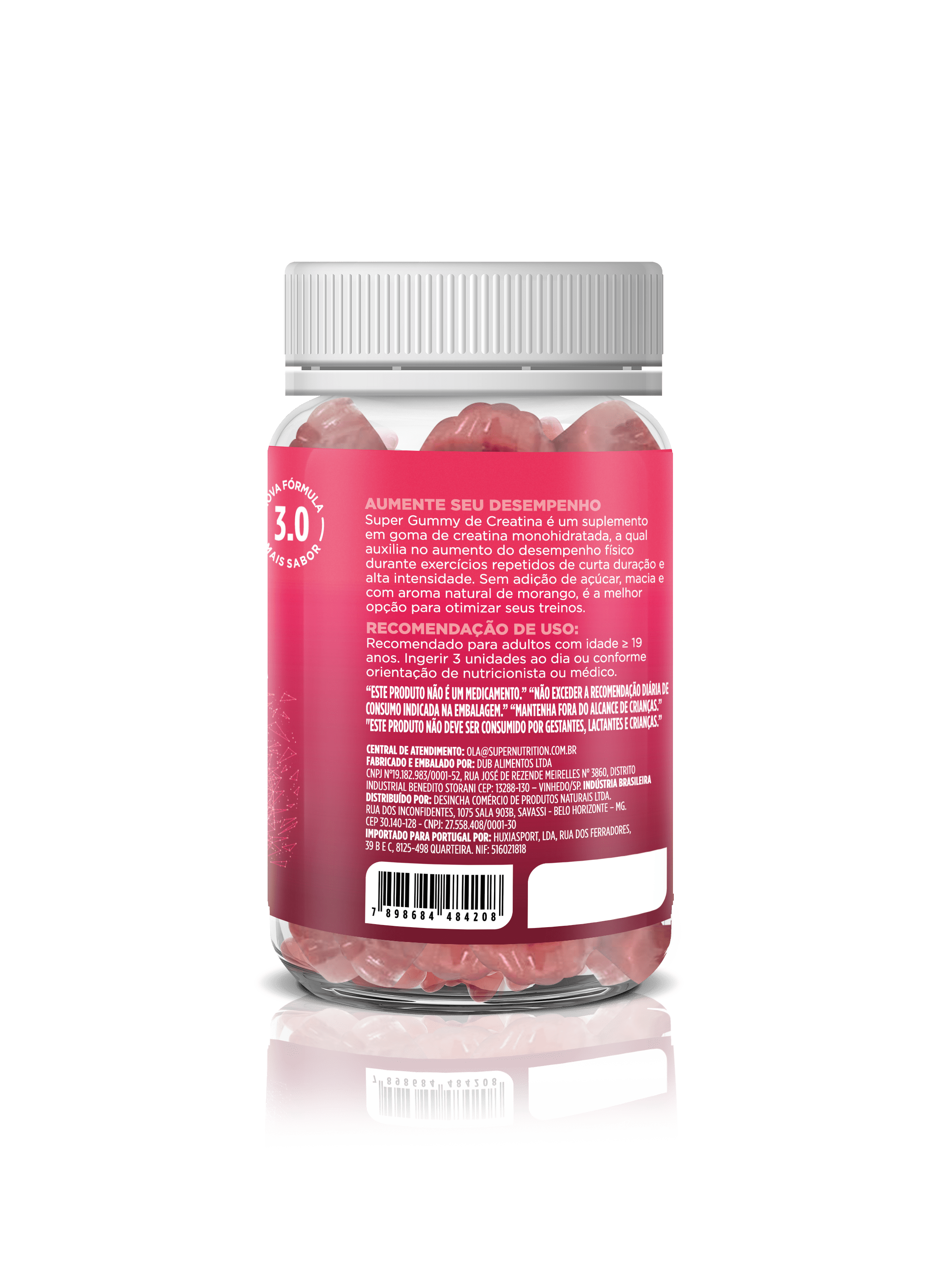 SUPERGUMMY | 60 Gummies | Creatina - Morango