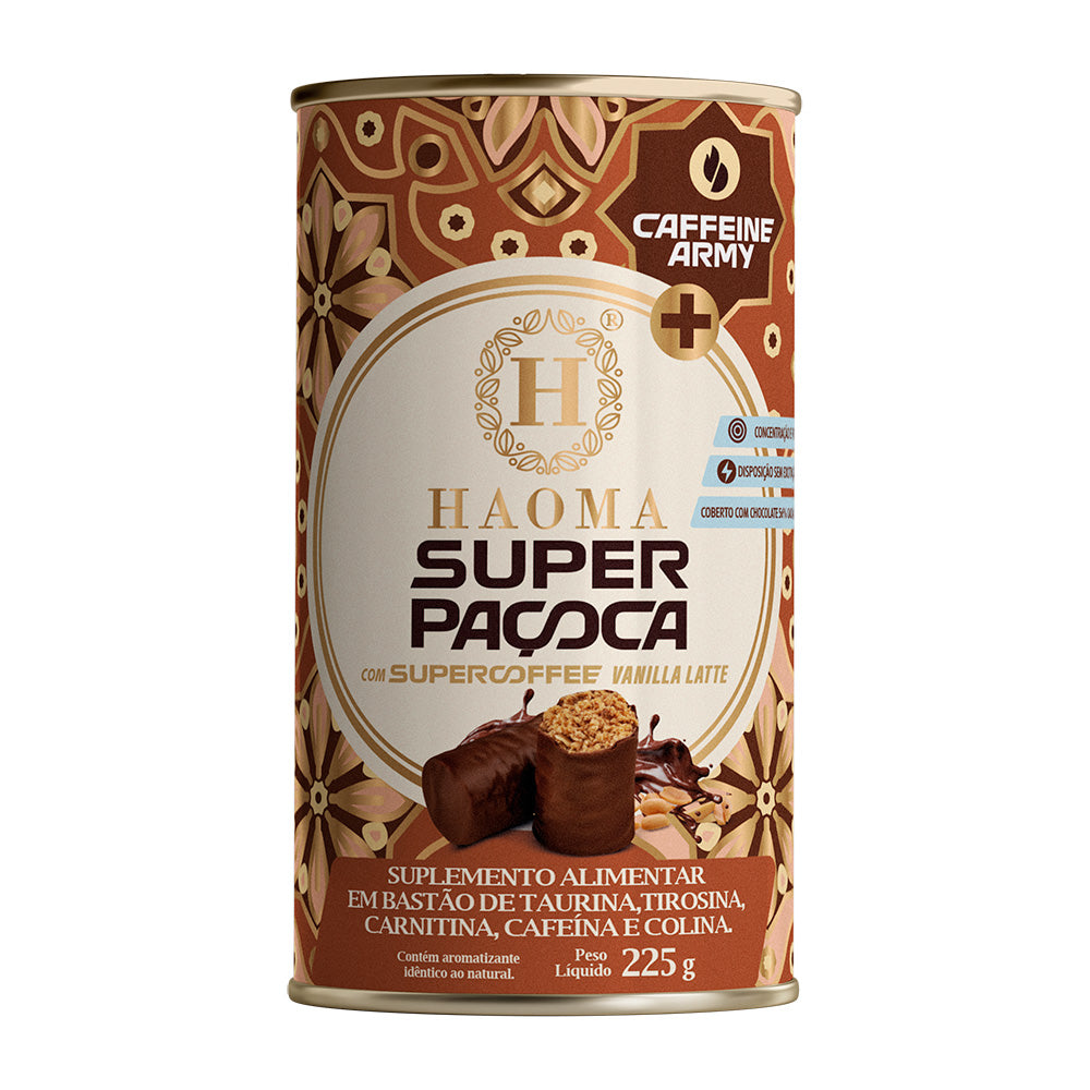 Super Paçoca con SuperCoffee Vainilla Latte - 225G