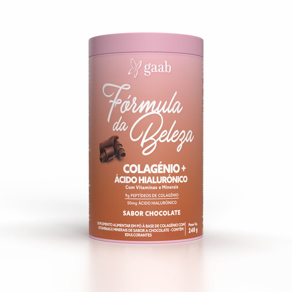 Gaab Colágeno + Ácido Hialurónico Sabor Chocolate 240Gr