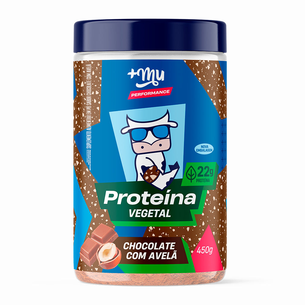 Muke Proteína Vegetal - Chocolate y Avellana - Bote 450grs