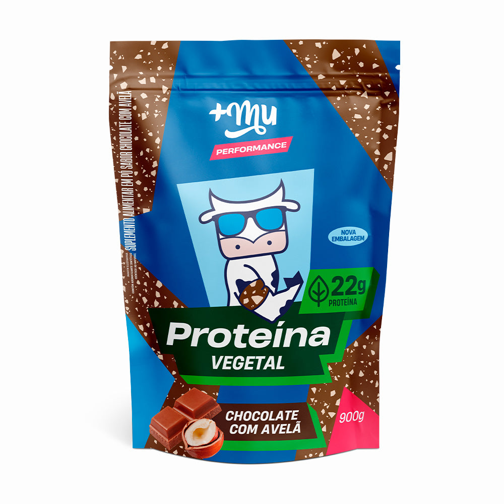 Muke Proteína Vegetal - Chocolate y Avellana - Recarga 900gr