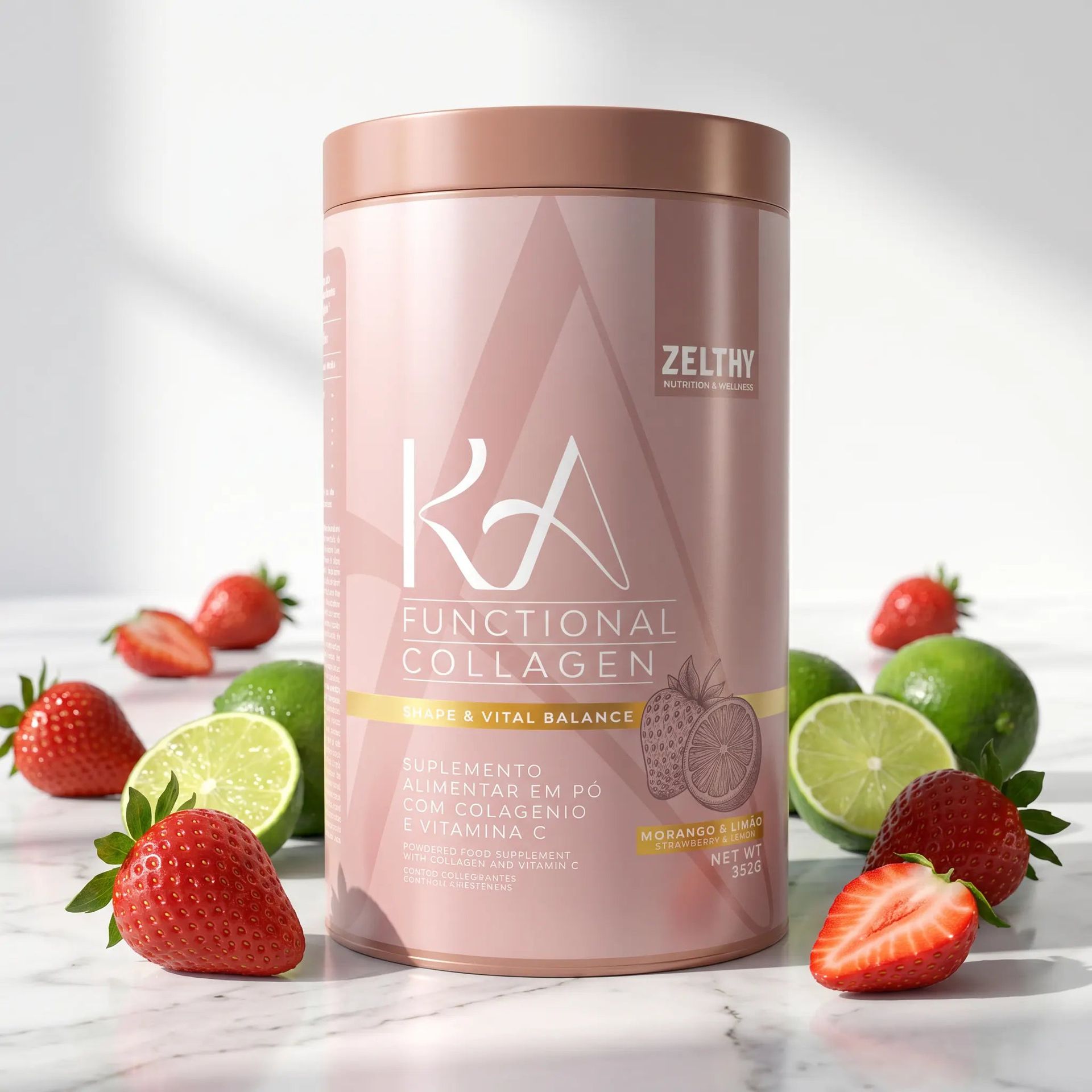 KA Colagénio Funcional Lima-Morango · 22 Doses