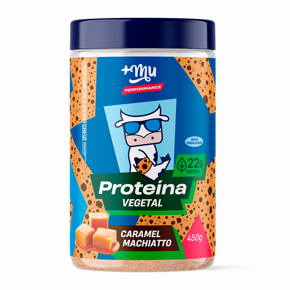 Muke Proteína Vegetal - Caramelo Macchiato - Bote 450Grs