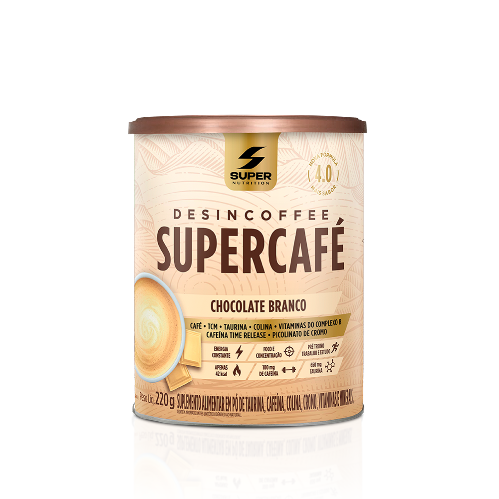 SUPERCAFÉ | 220g Lata | Chocolate Branco