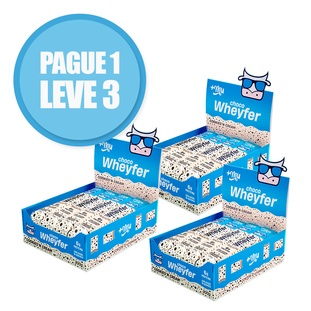 Chocowheyfer Cookies &amp; Cream caja 12ud 