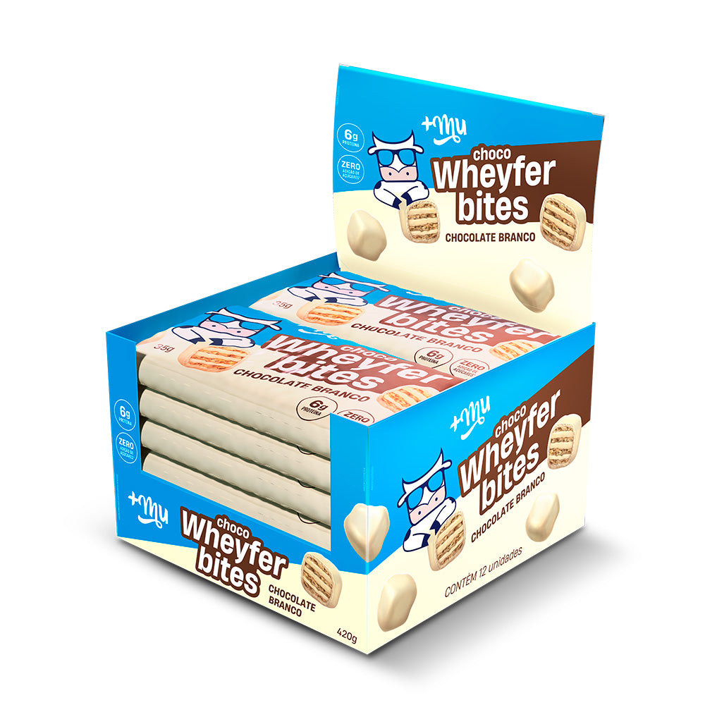 Chocowheyfer muerde chocolate blanco caja 12 unidades