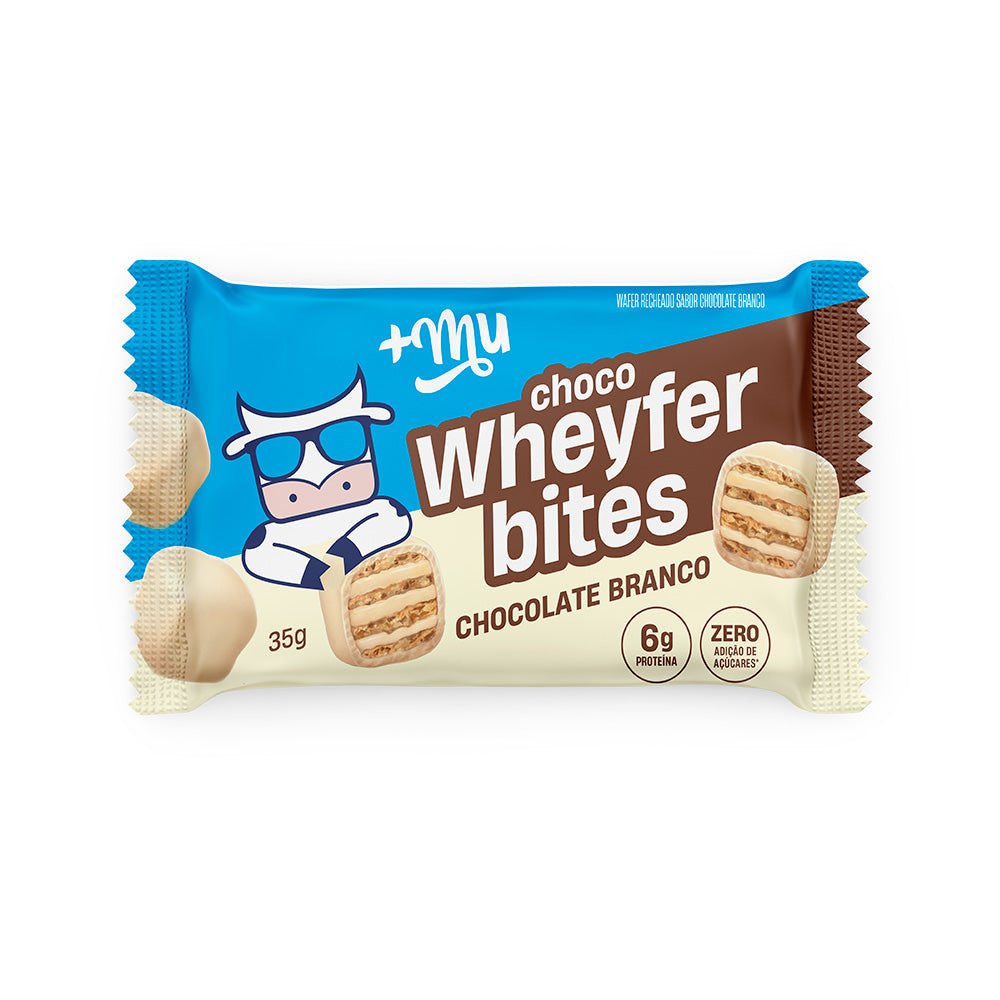 Chocowheyfer bites chocolate blanco caja 12 uni 