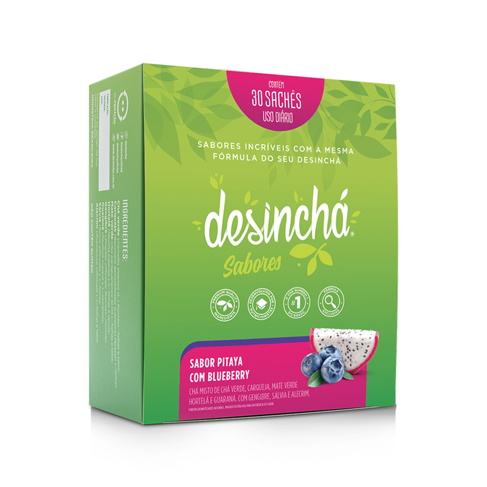 Desinchá Sabores Pitaya con arándanos (30 sobres)