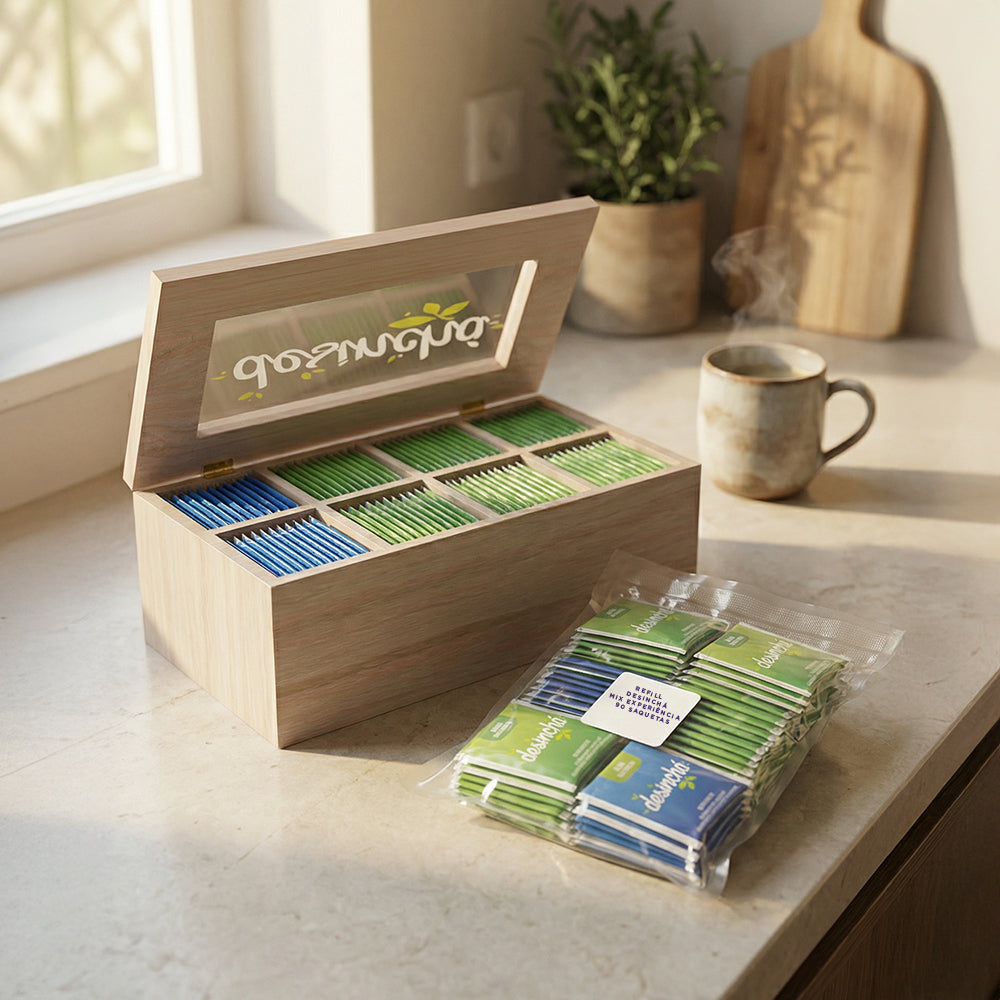 Refill Mix de Sabores (90 saquetas) - Para a Caixa de Madeira